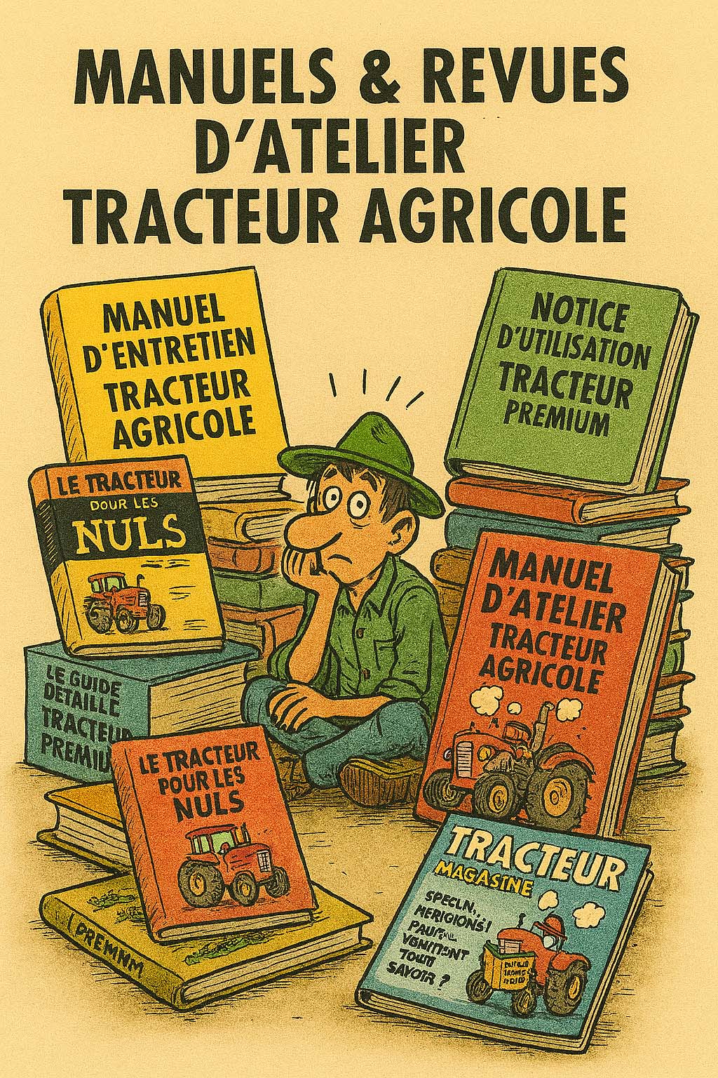 atelier de mécanique de tracteur et pelleteuses et machines agricoles